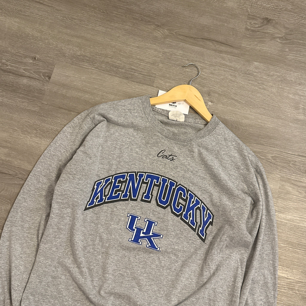 90s Kentucky Wildcats Long Sleeve Shirt Large