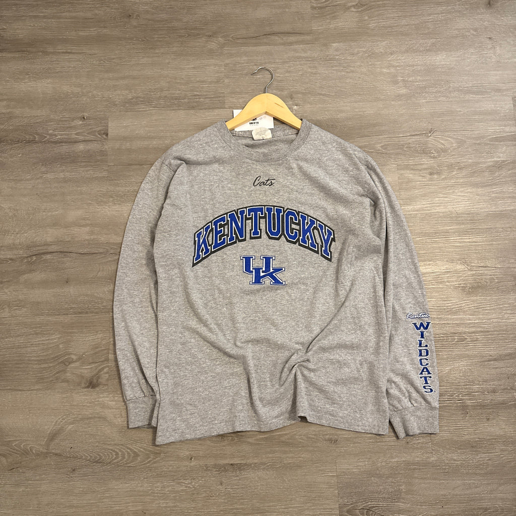 90s Kentucky Wildcats Long Sleeve Shirt Large
