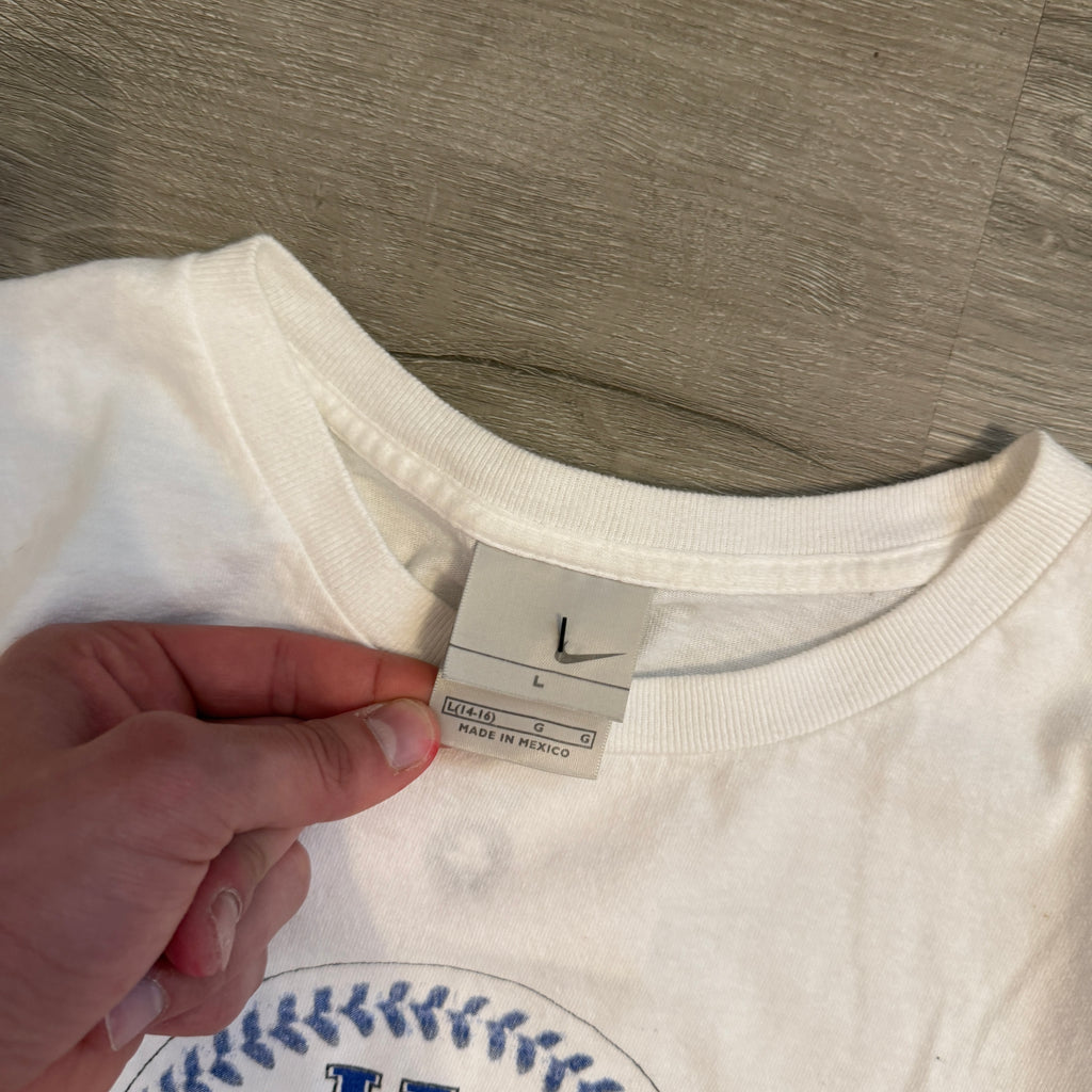 90s Kentucky Nike Baseball T Shirt Youth Large