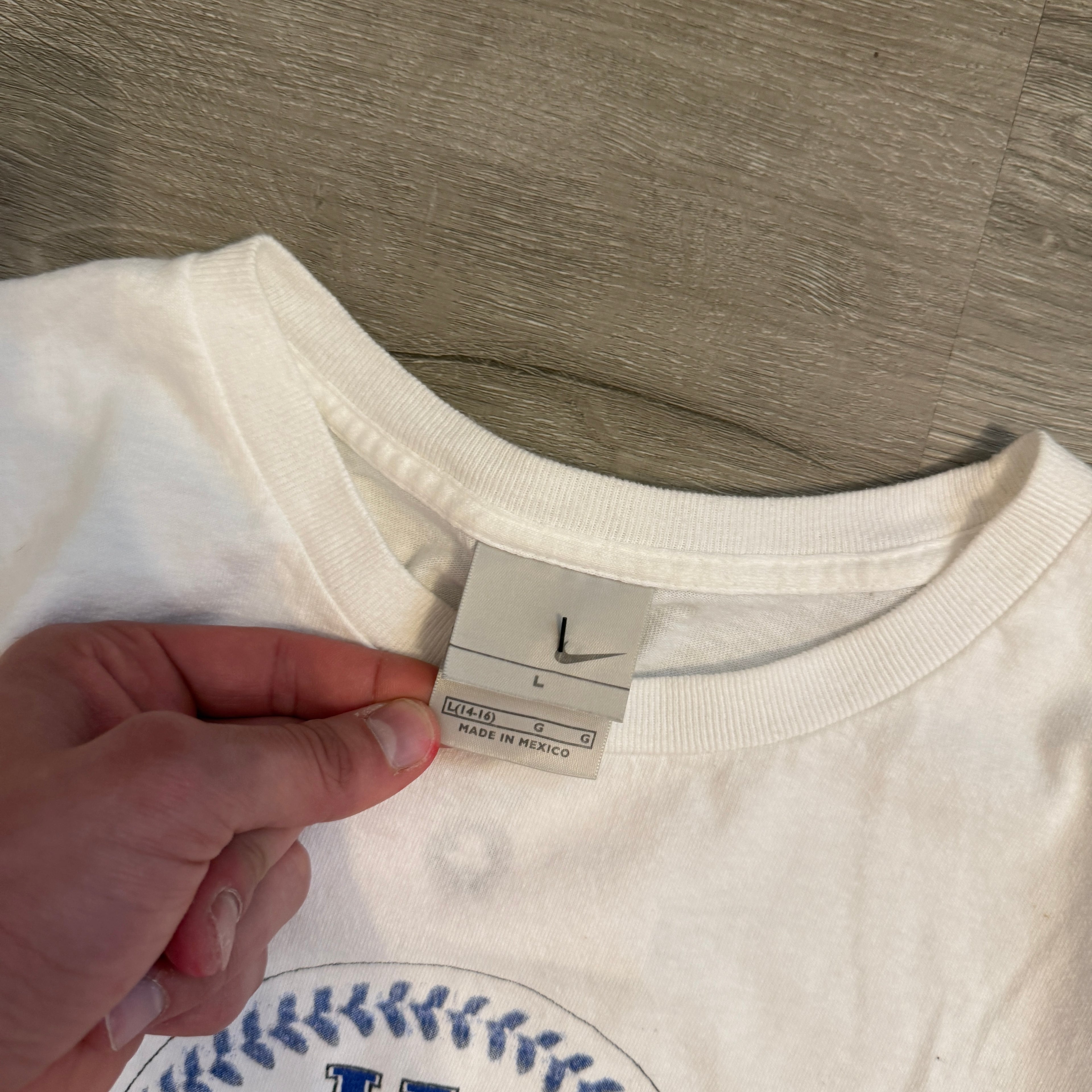 90s Kentucky Nike Baseball T Shirt Youth Large