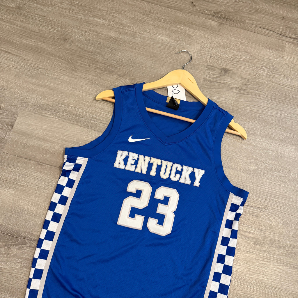 Kentucky Wildcats #23 Nike Basketball Jersey Medium