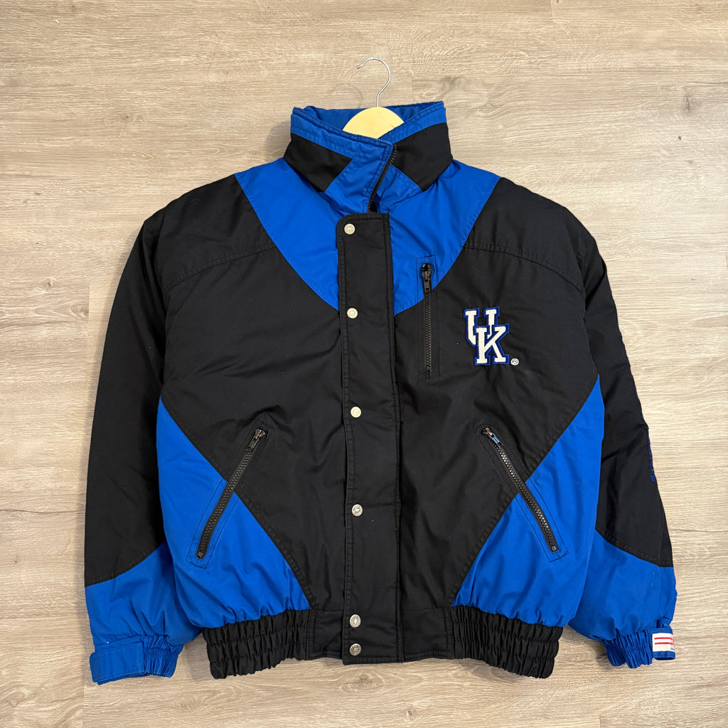 90s Kentucky Wildcats Puffer Jacket Large