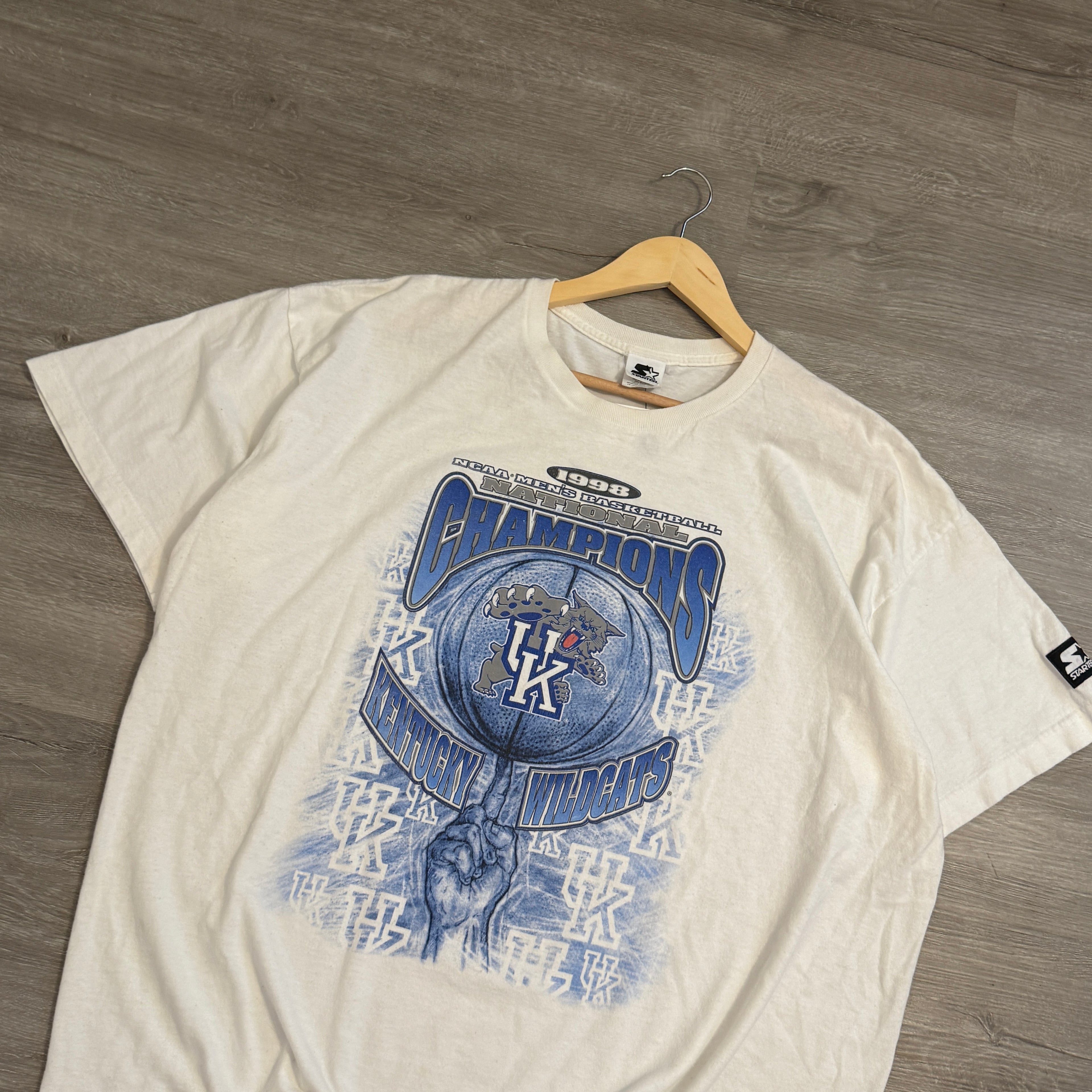 1998 Kentucky Wildcats National Championship T Shirt XL