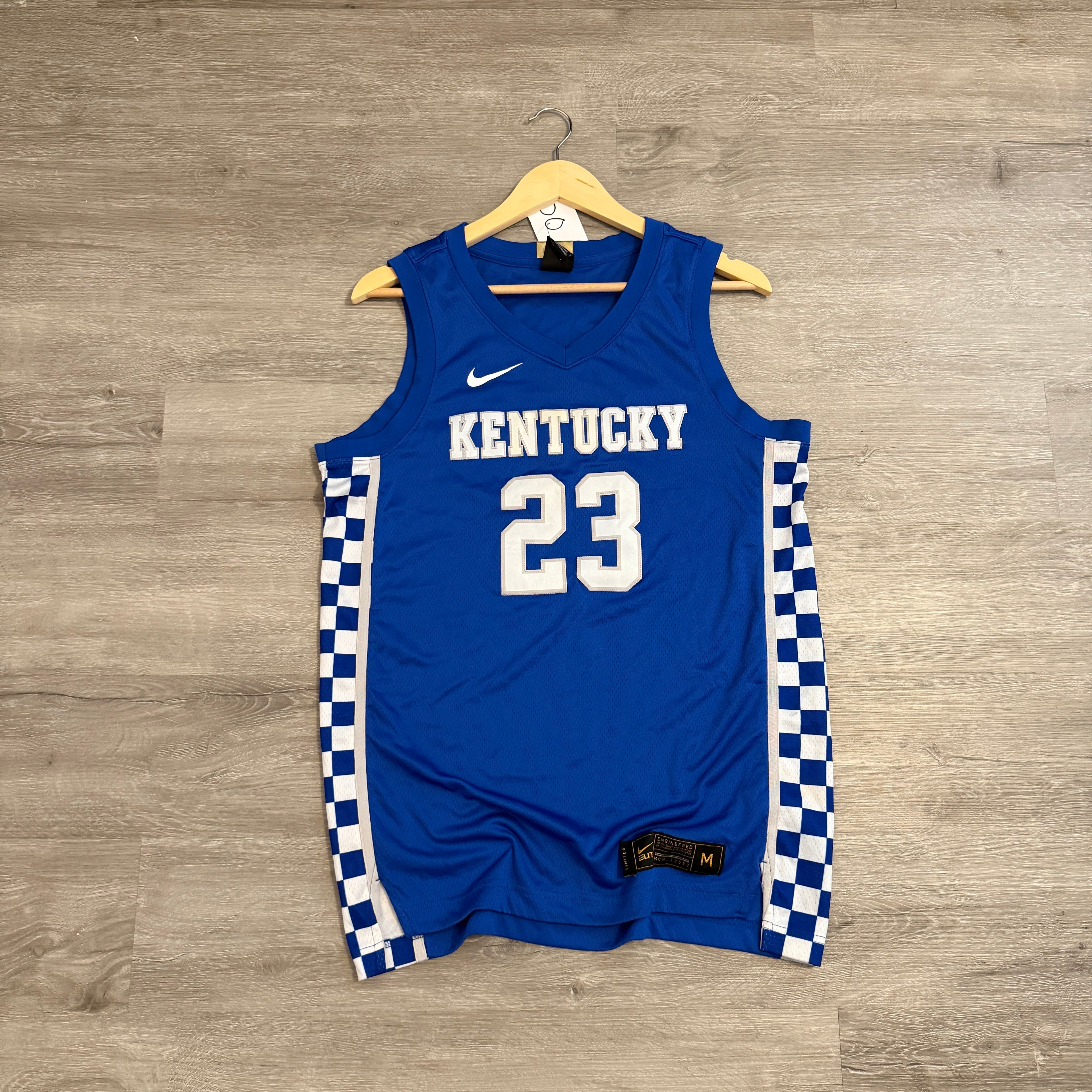 Kentucky Wildcats #23 Nike Basketball Jersey Medium
