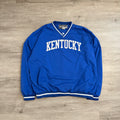 90s Kentucky Wildcats Pullover Jacket Large