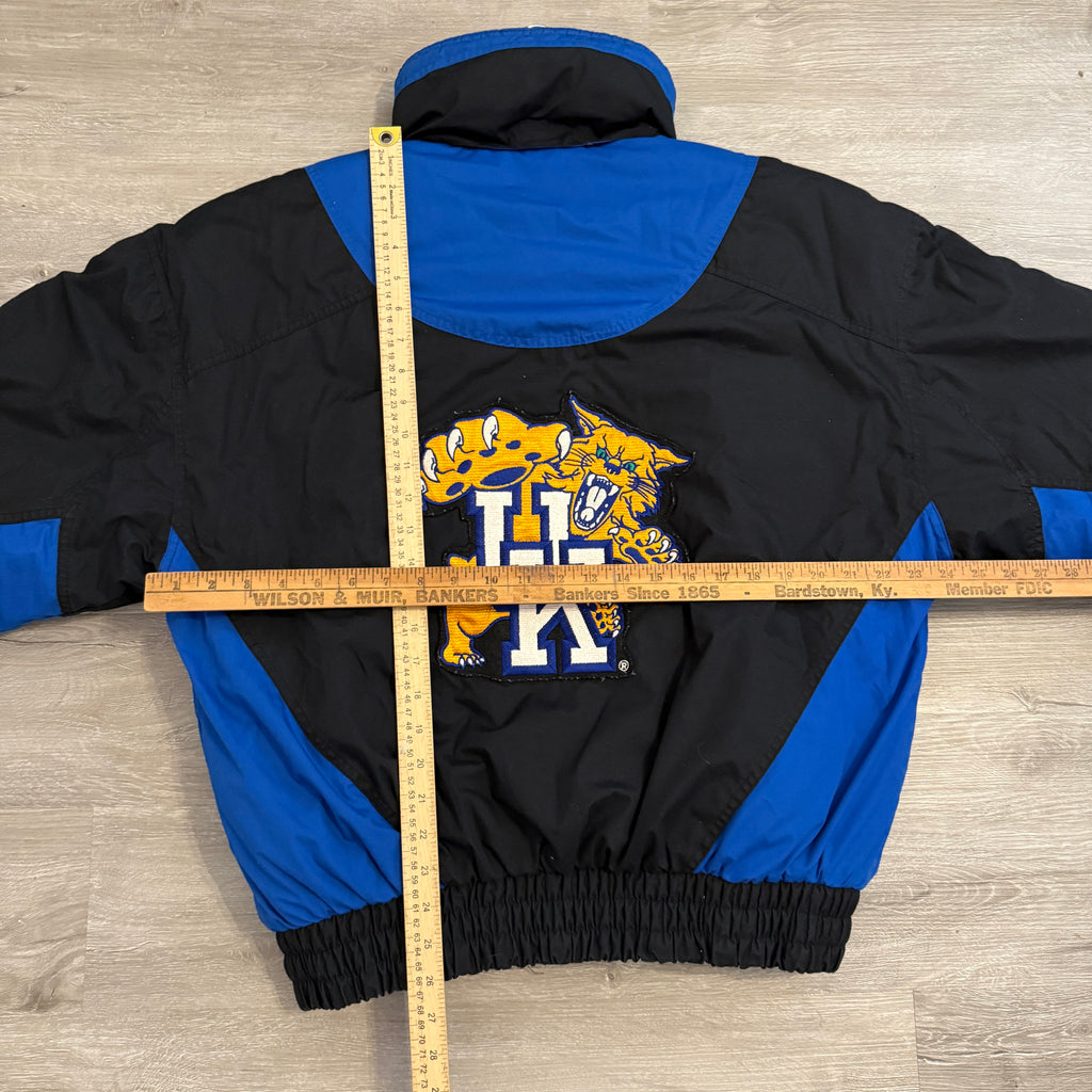 90s Kentucky Wildcats Puffer Jacket Large