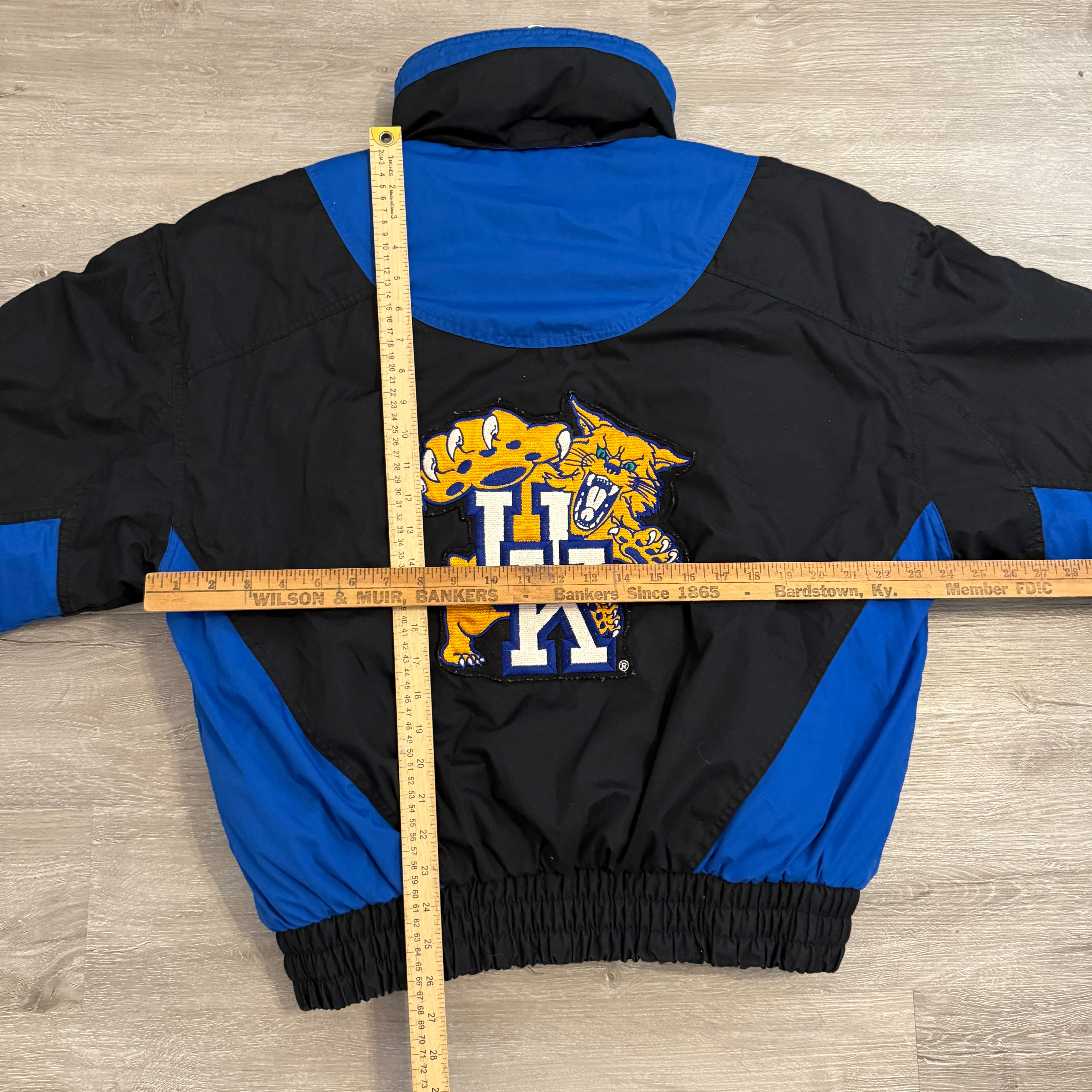 90s Kentucky Wildcats Puffer Jacket Large